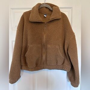 Old Navy Tan Sherpa Jacket